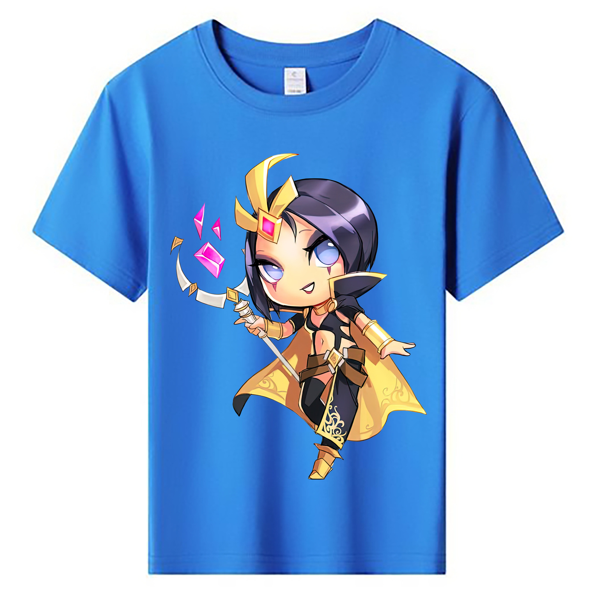 （画像用） リーグ・オブ・レジェンド League of Legends LOL 綿100％キッズTシャツ（フロントプリント）